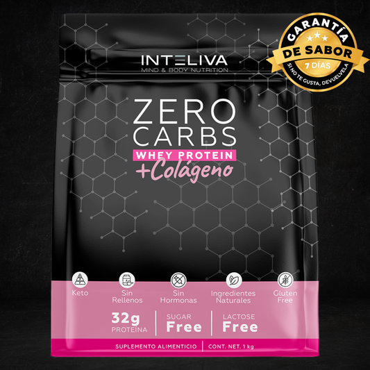 Proteína en polvo Zero Carbs + Colágeno (proteína sin carbohidratos)