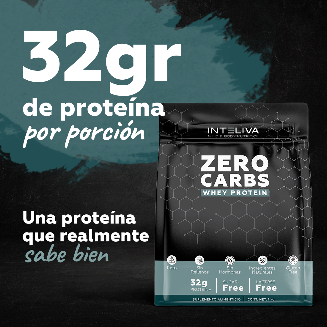 Proteína en polvo Zero Carbs (proteína sin carbohidratos)