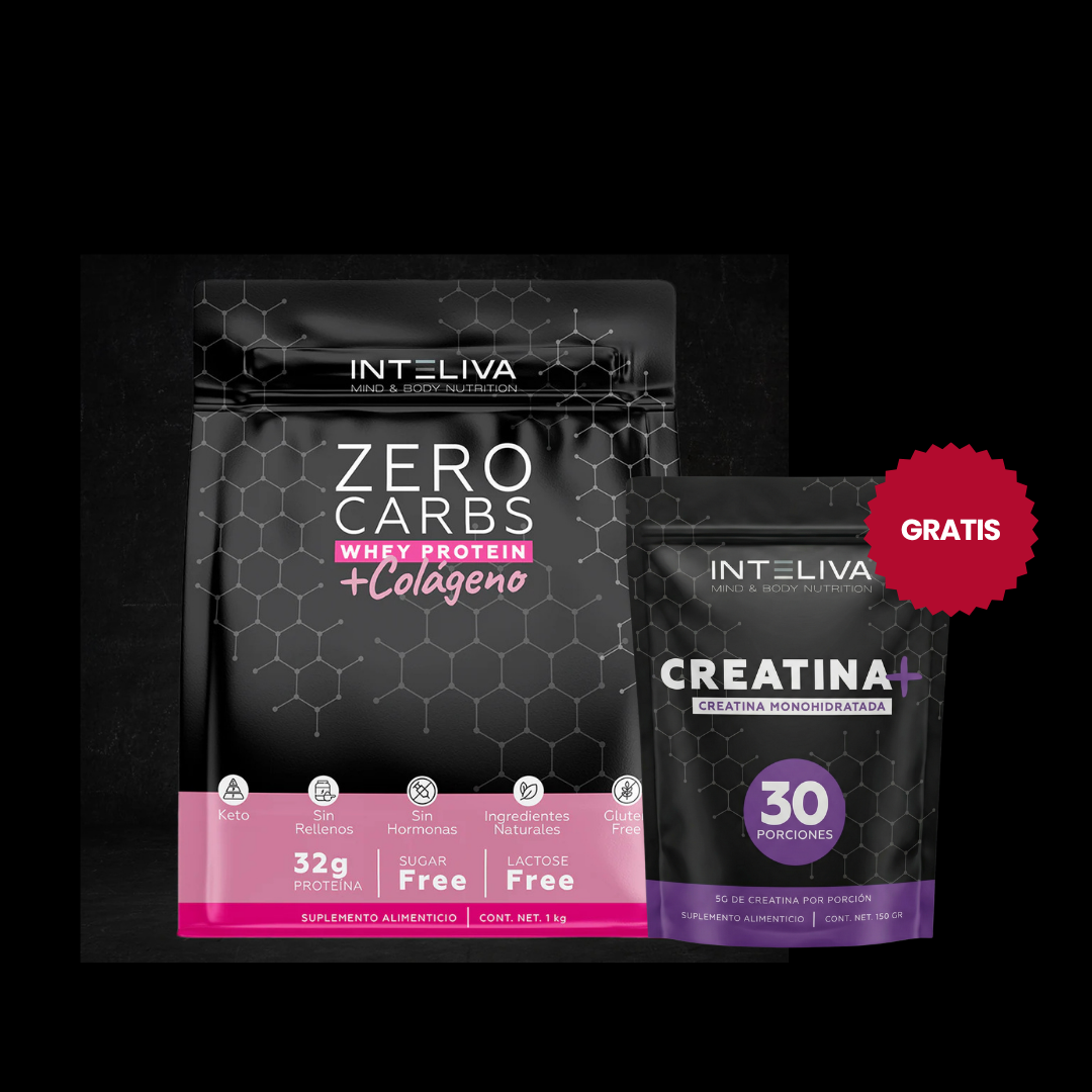 Proteína Zero Carbs + Colágeno 1kg & Creatina Gratis