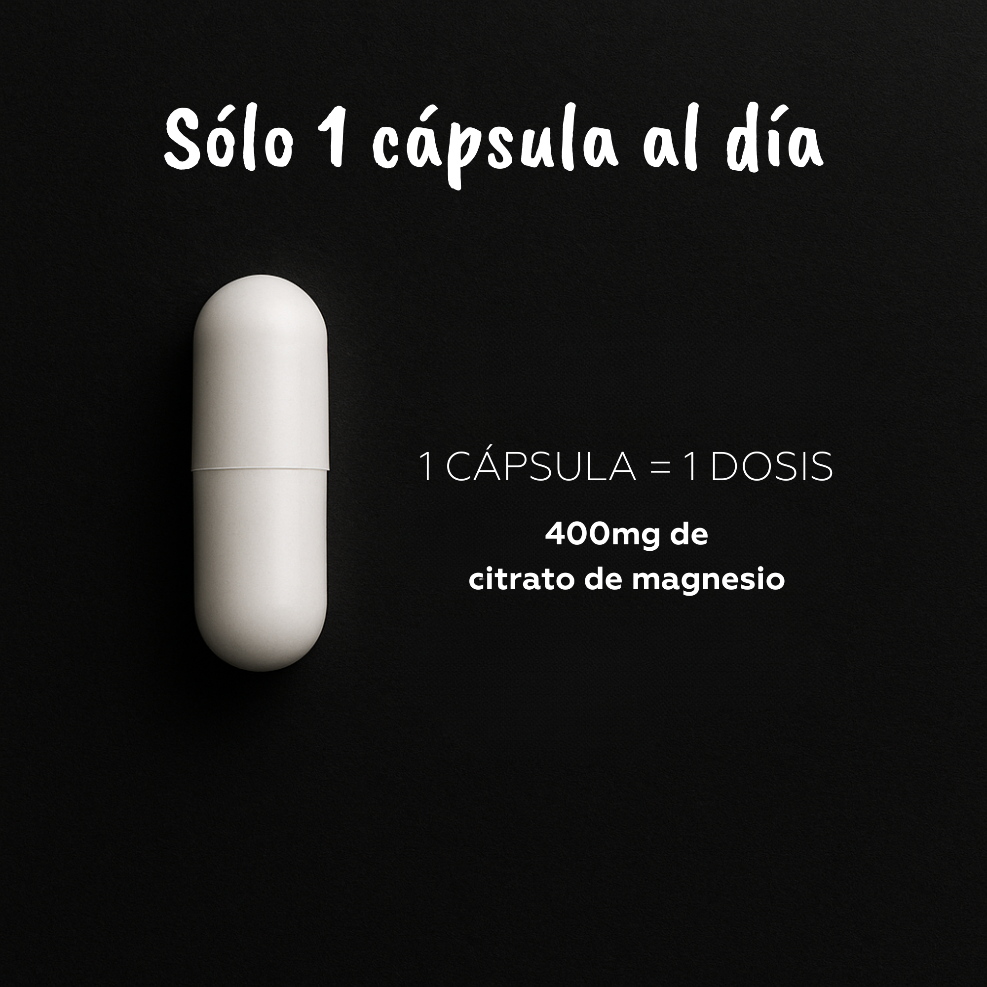 Citrato de Magnesio (cápsulas) - 30 porciones