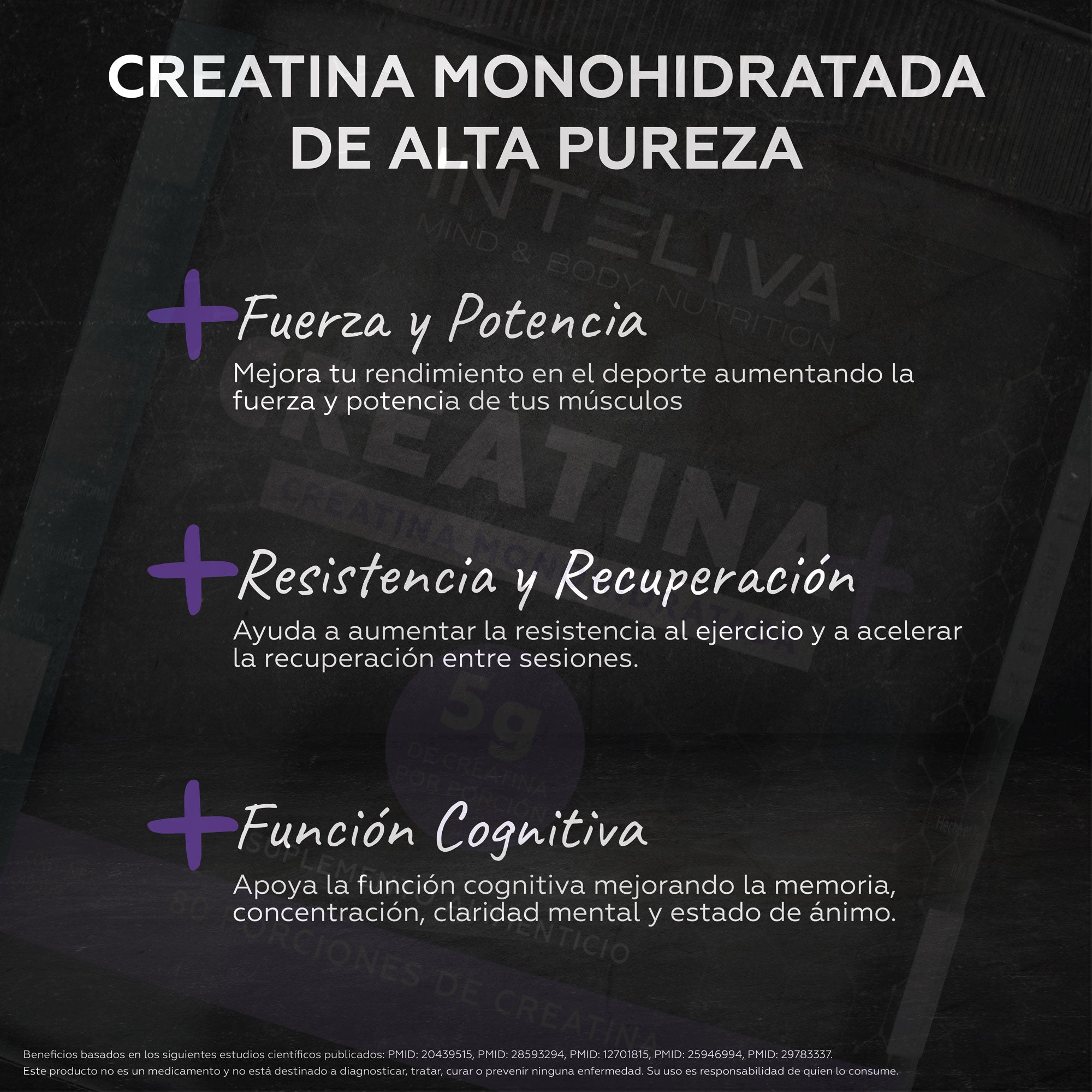 Creatina Monohidratada Pura (80 porciones)