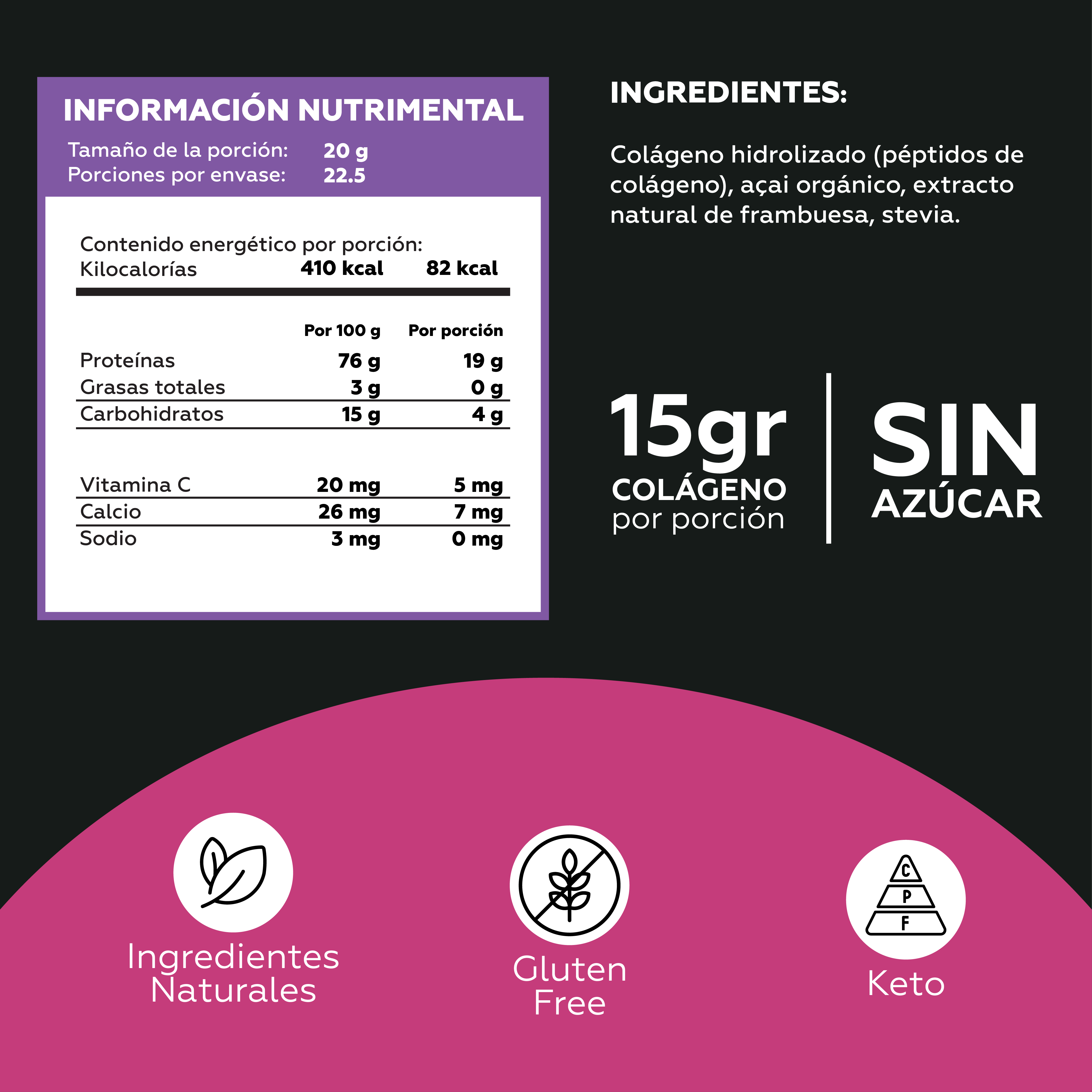 Beauty Collagen: Colágeno Hidrolizado Puro con Vitamina C