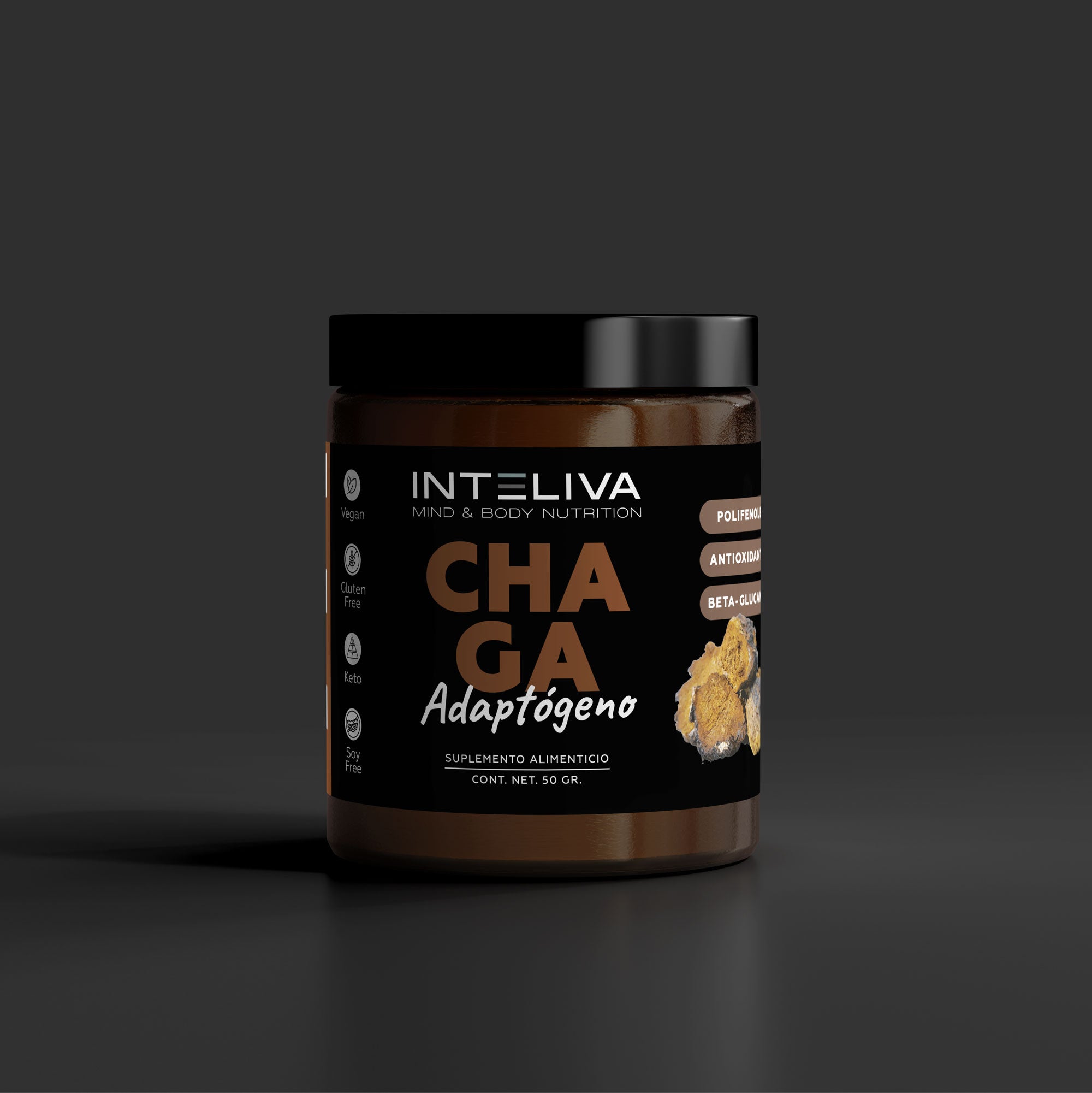 Chaga - Adaptógeno (digestión & relajación)
