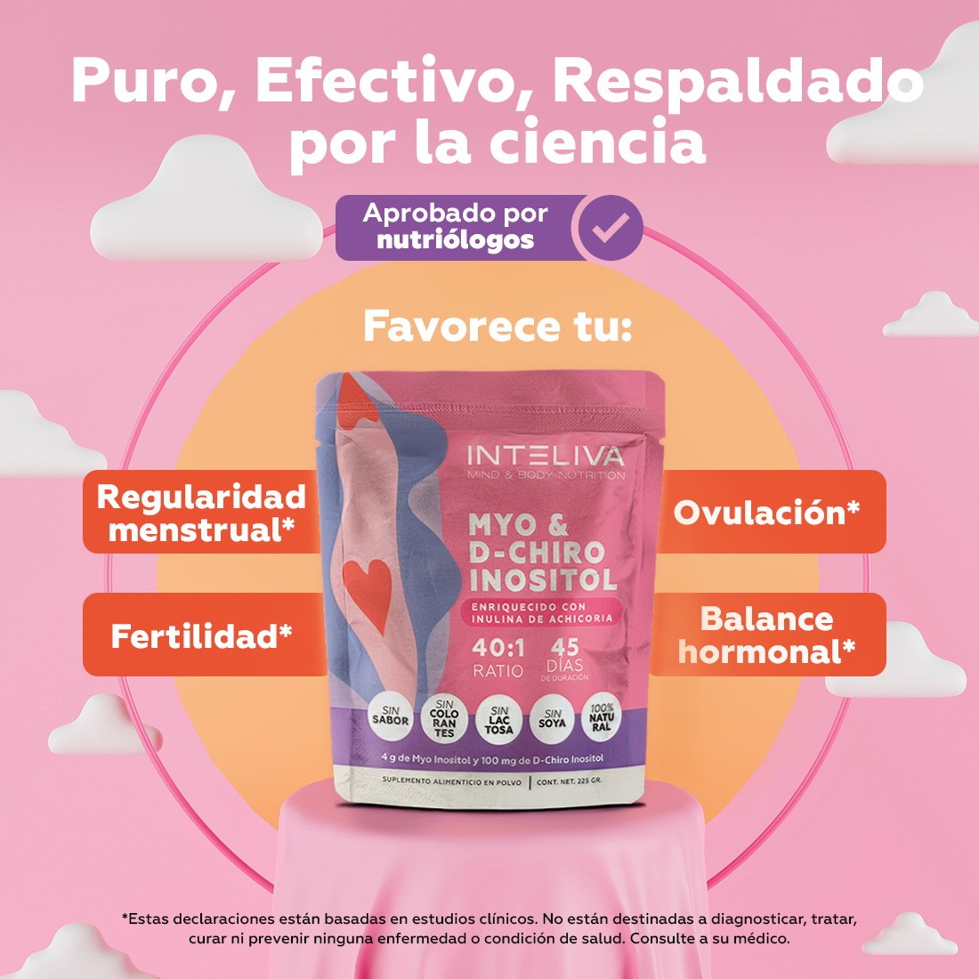Myo & D-Chiro Inositol en polvo