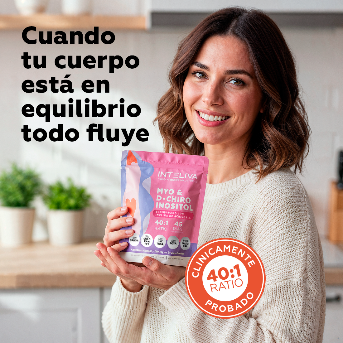 Myo & D-Chiro Inositol en polvo