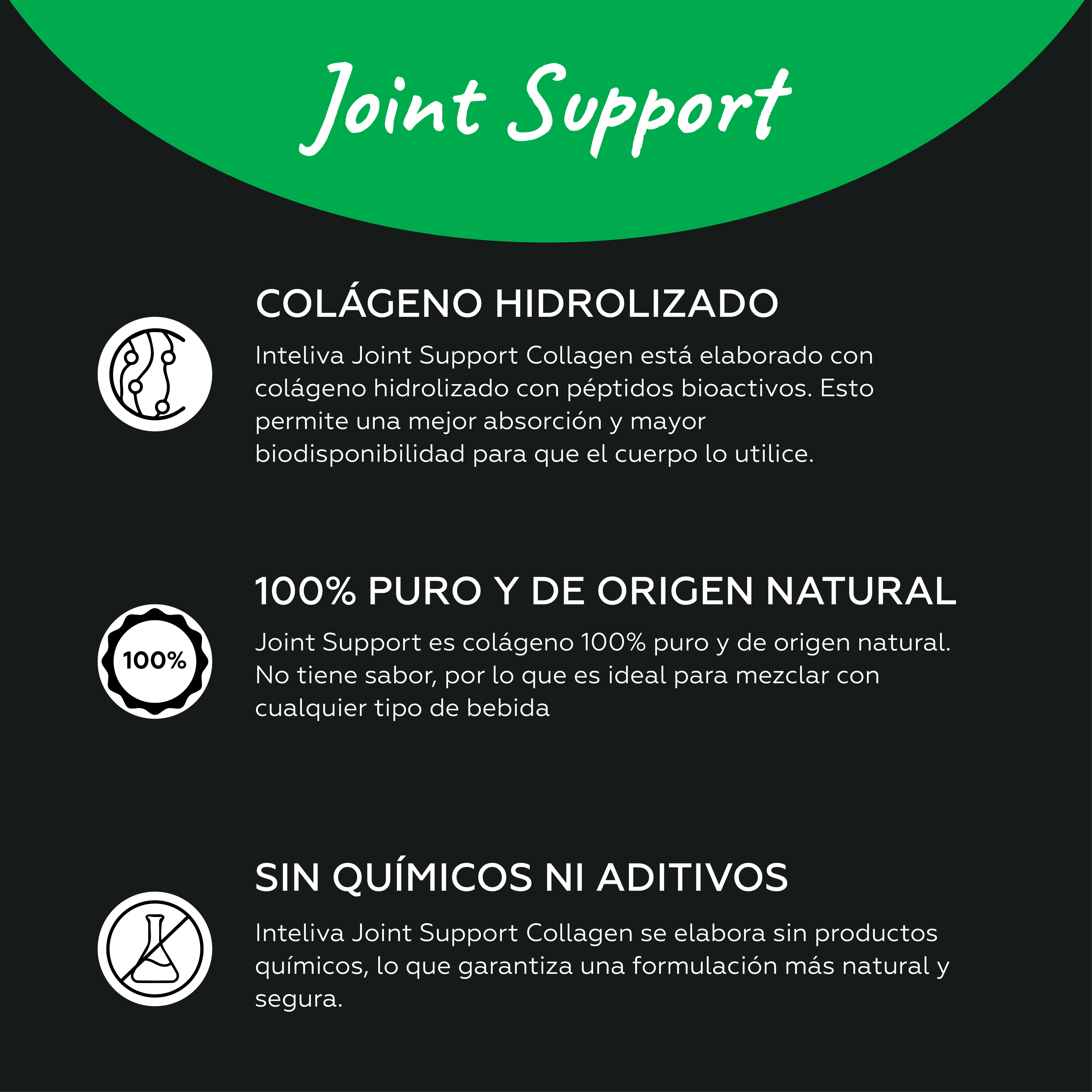 Joint Support: Colágeno Hidrolizado Puro (sin sabor)