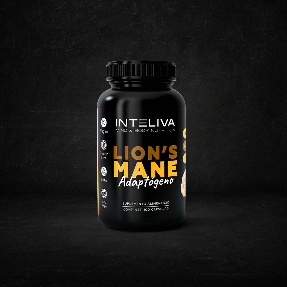 Lion's Mane - Adaptógeno (concentración) 100 Cápsulas
