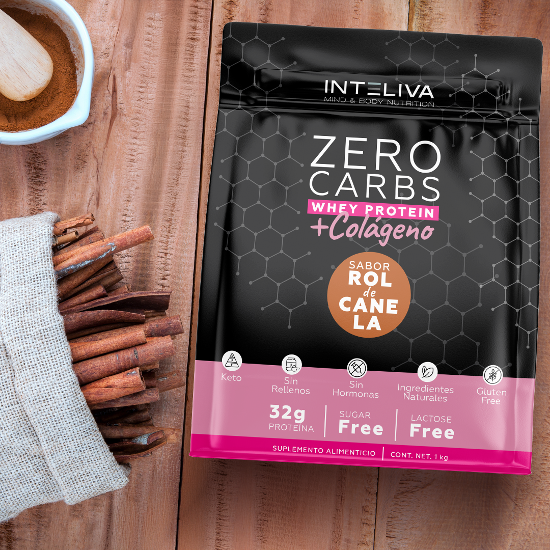 Proteína en polvo Zero Carbs + Colágeno (proteína sin carbohidratos)