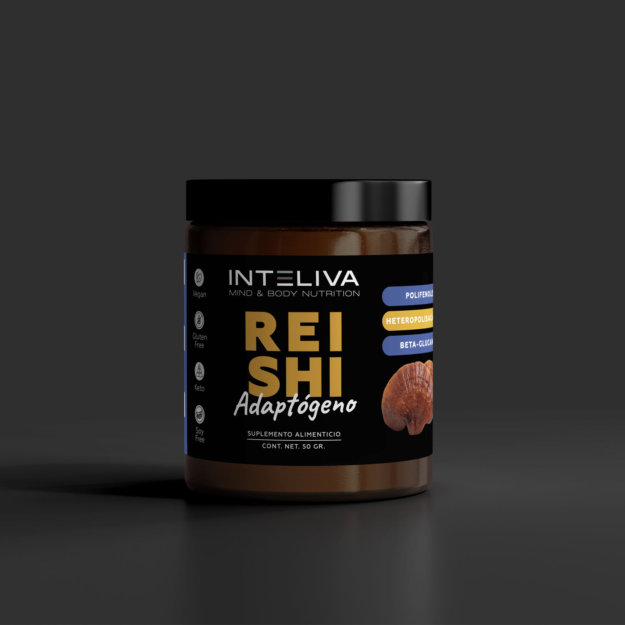 Reishi - Adaptógeno (antiestrés y longevidad)