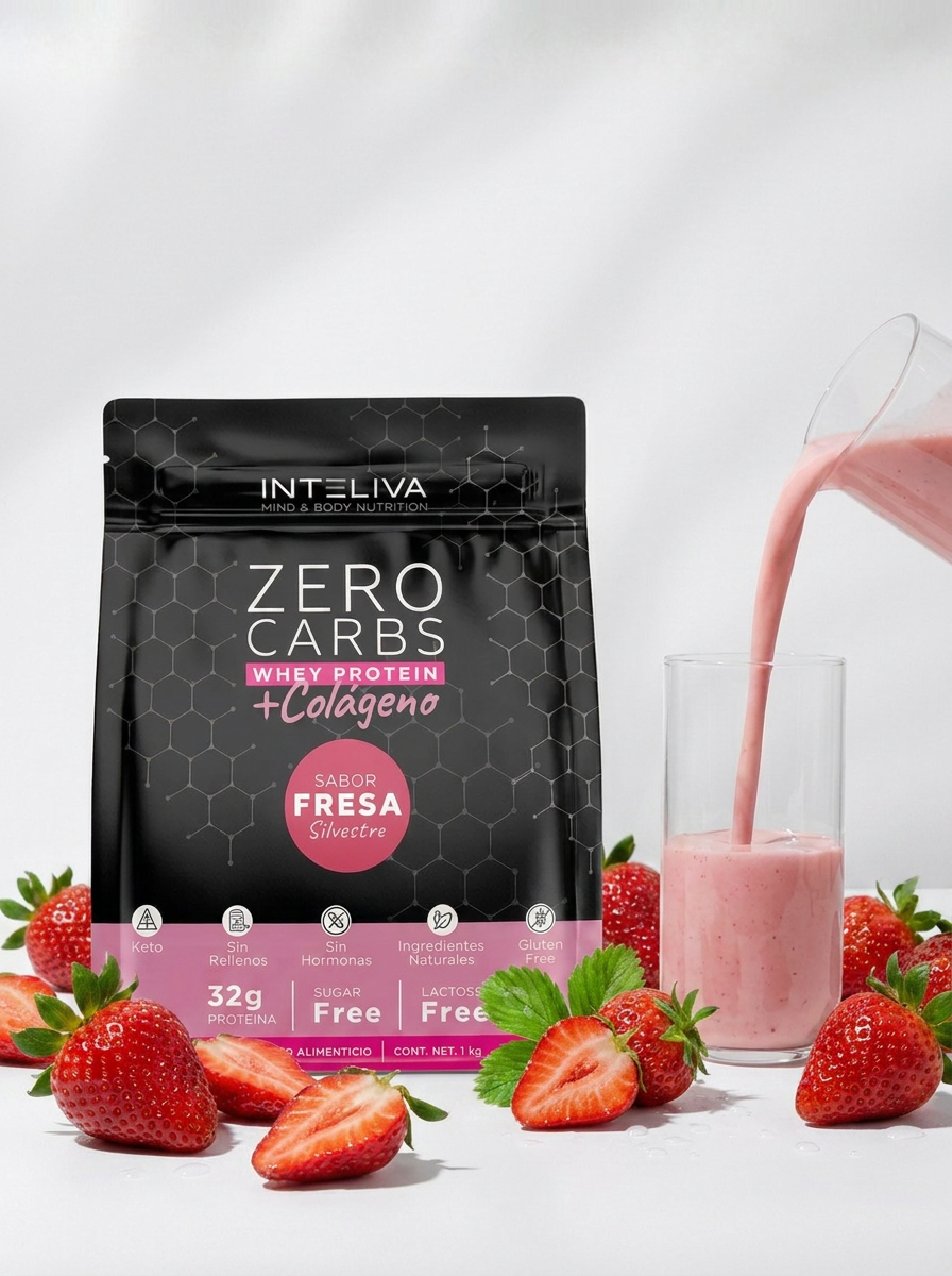 Proteína en polvo Zero Carbs + Colágeno (proteína sin carbohidratos)