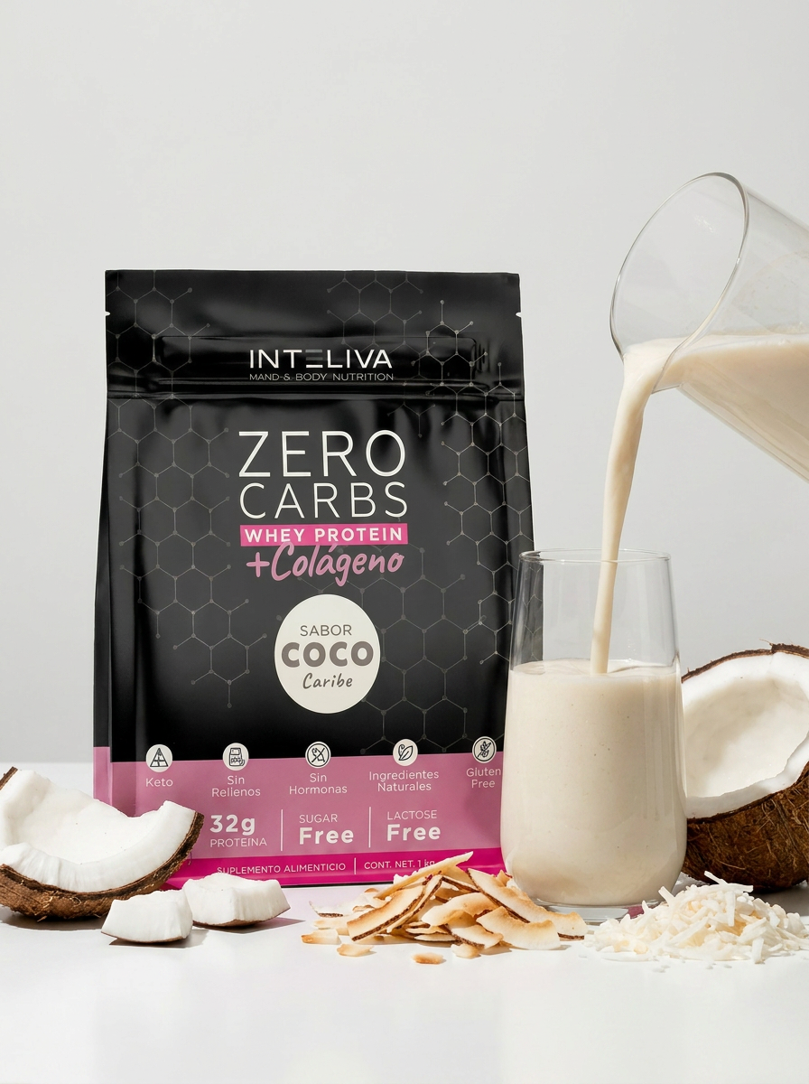 Proteína en polvo Zero Carbs + Colágeno (proteína sin carbohidratos)
