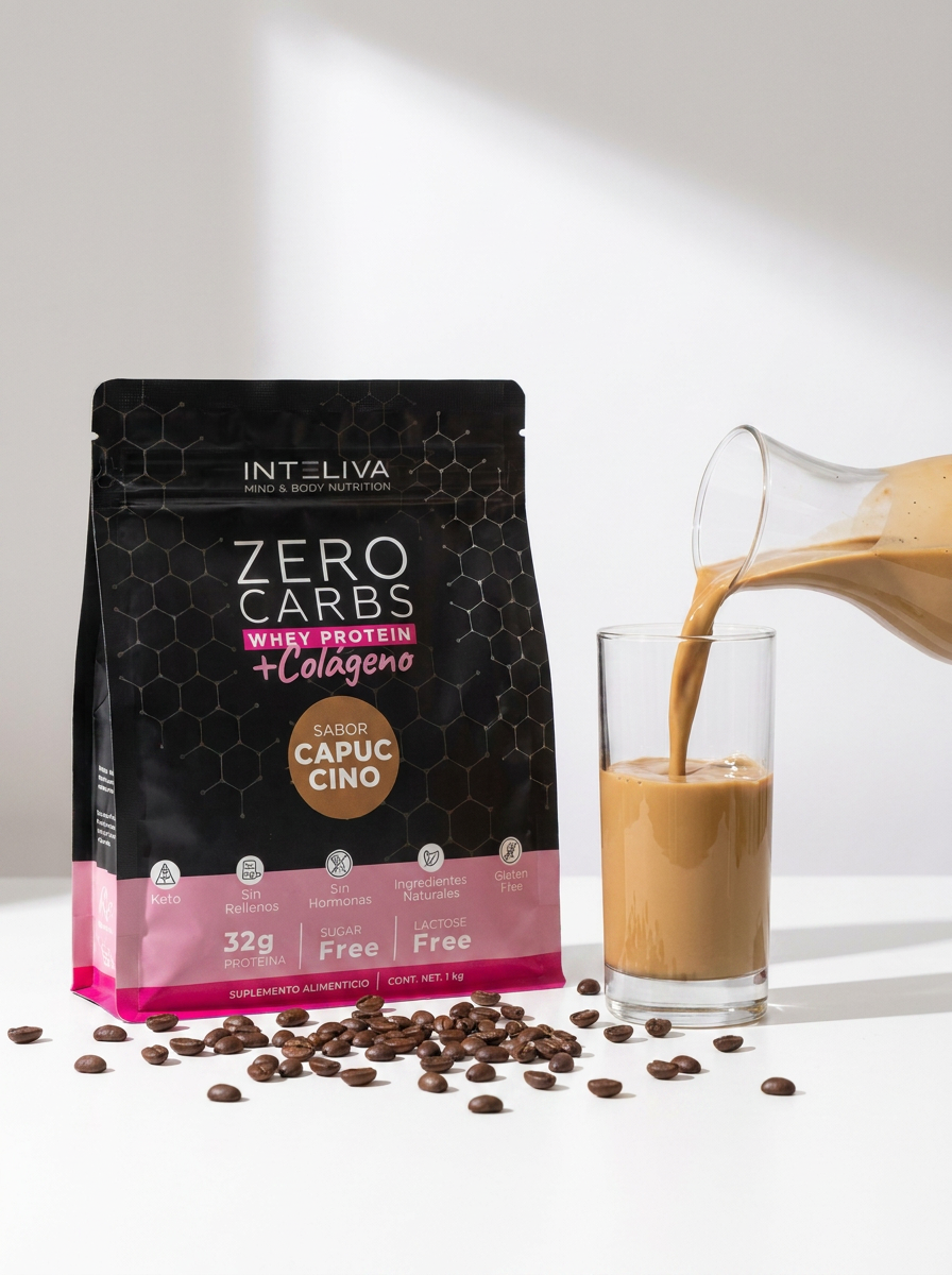 Proteína en polvo Zero Carbs + Colágeno (proteína sin carbohidratos)