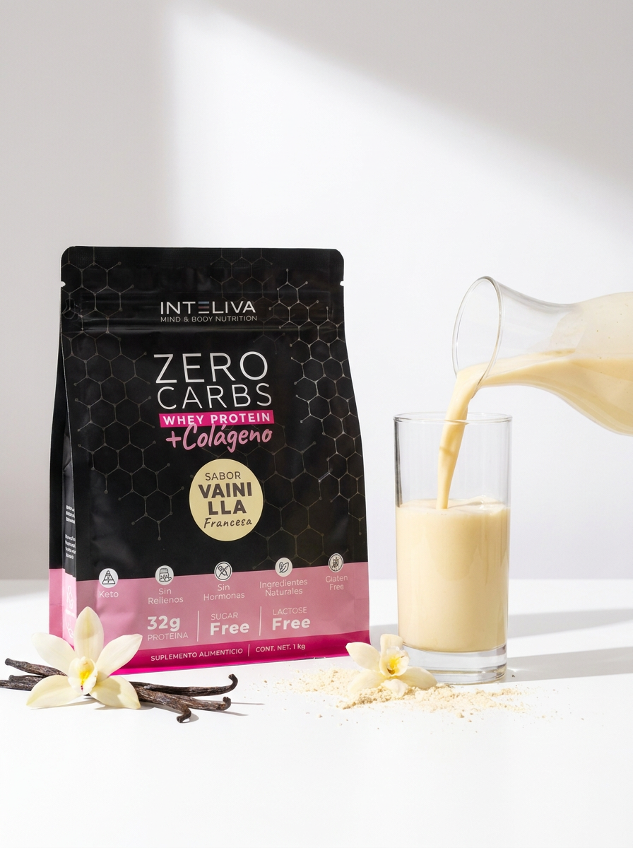 Proteína en polvo Zero Carbs + Colágeno (proteína sin carbohidratos)