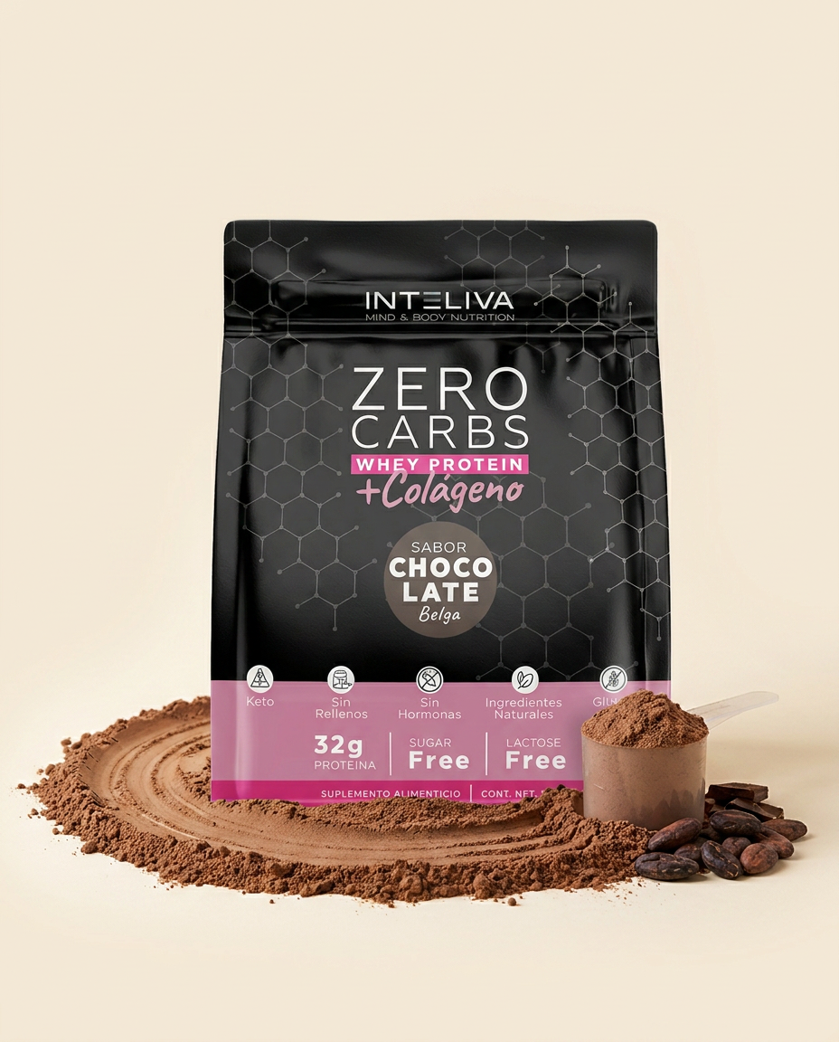 Proteína en polvo Zero Carbs + Colágeno (proteína sin carbohidratos)