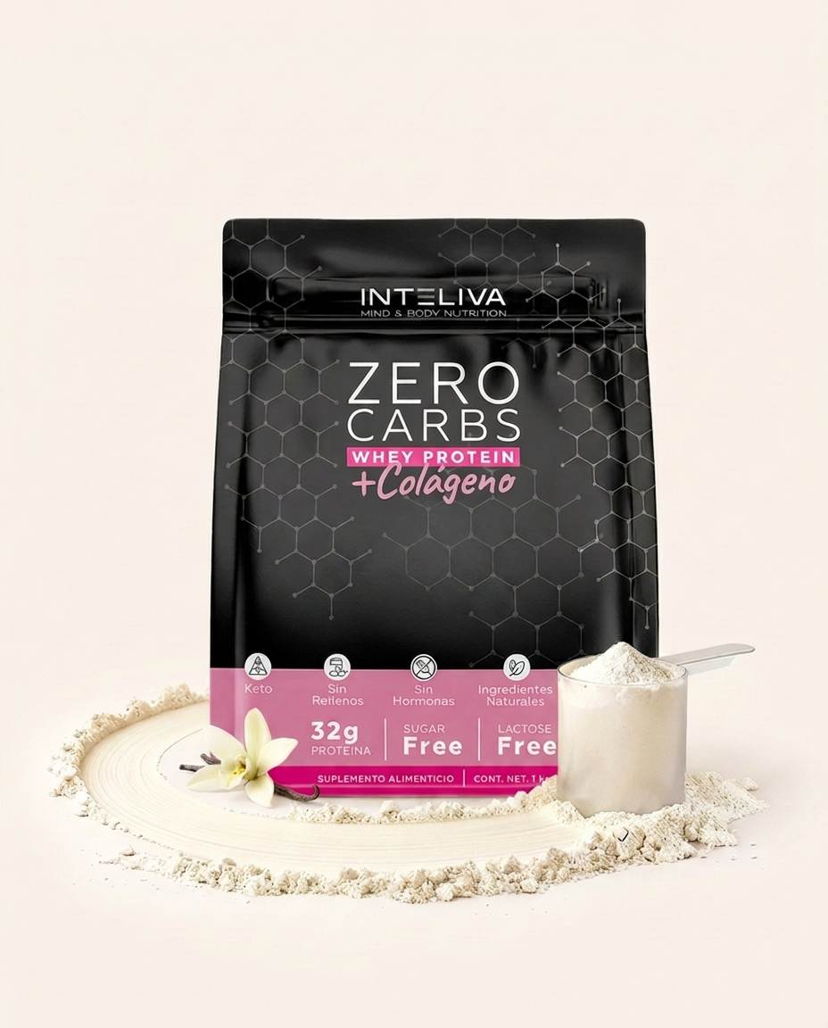 Proteína en polvo Zero Carbs + Colágeno (proteína sin carbohidratos)