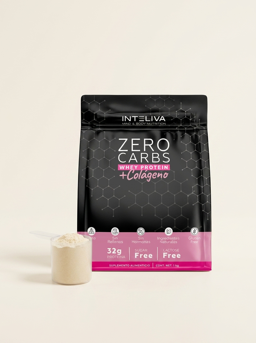 Proteína en polvo Zero Carbs + Colágeno (proteína sin carbohidratos)