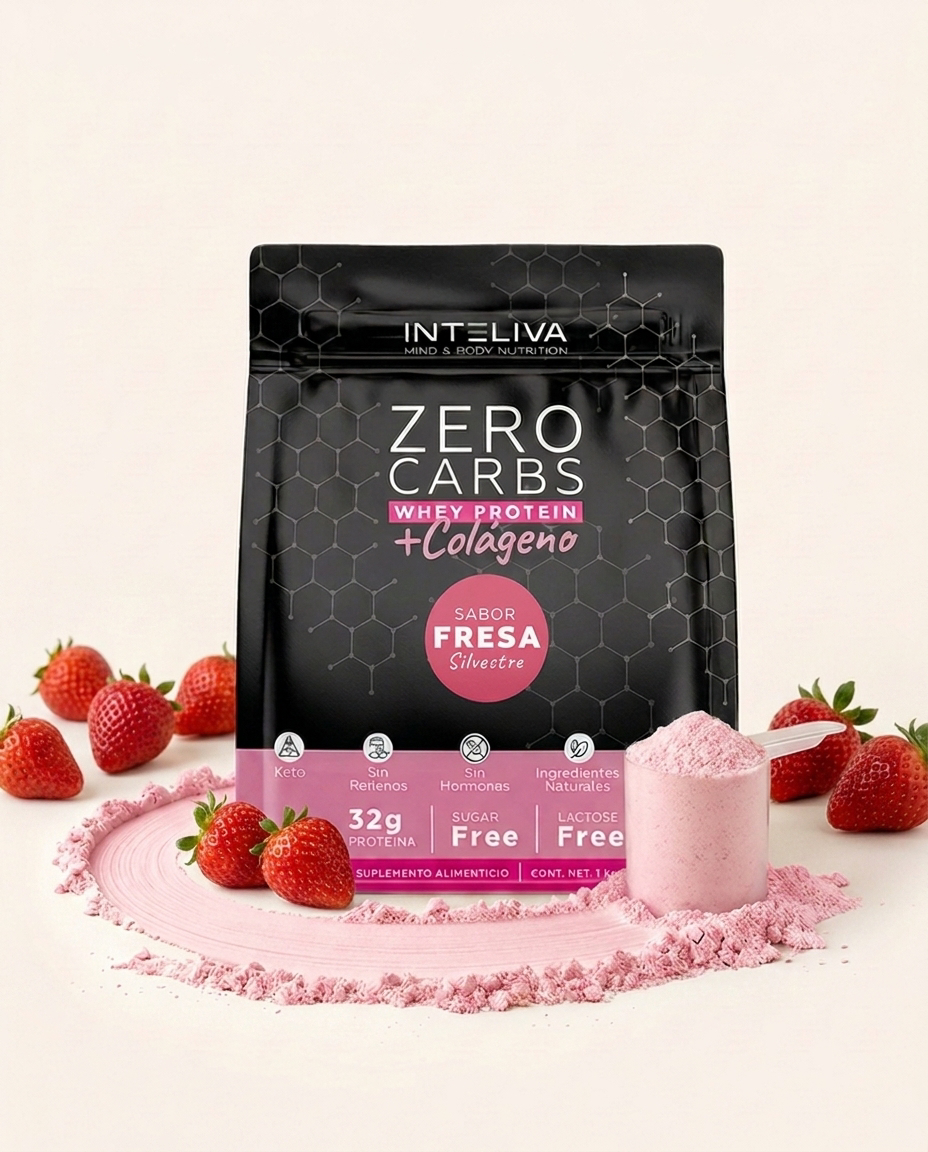 Proteína en polvo Zero Carbs + Colágeno (proteína sin carbohidratos)