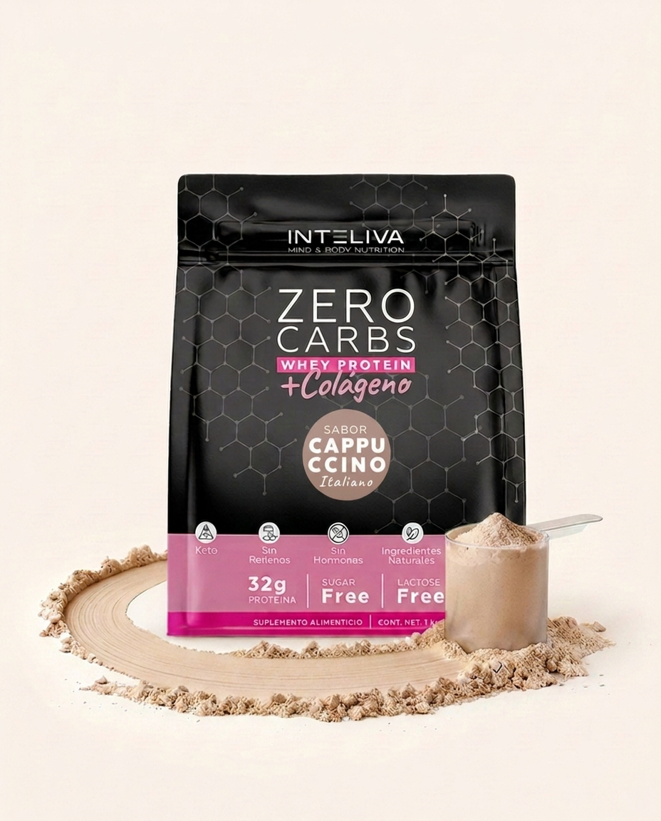 Proteína en polvo Zero Carbs + Colágeno (proteína sin carbohidratos)