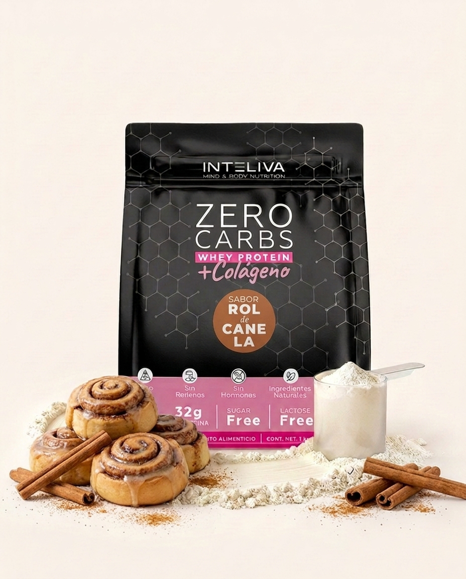 Proteína en polvo Zero Carbs + Colágeno (proteína sin carbohidratos)