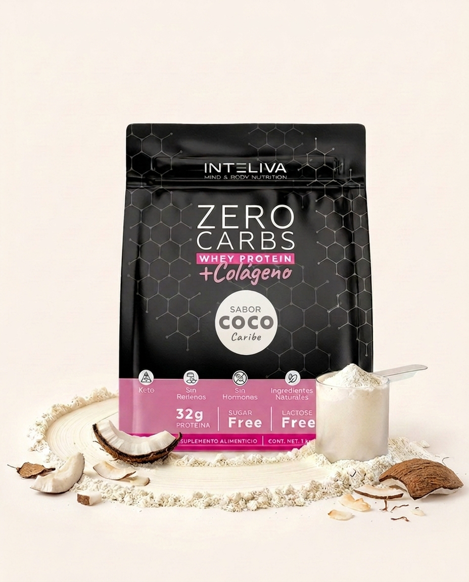Proteína en polvo Zero Carbs + Colágeno (proteína sin carbohidratos)